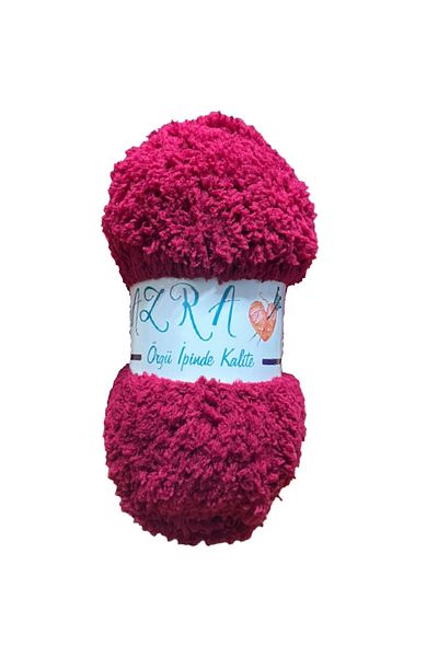 Azra Mother's Lamb Soft Quality Hand Knitting Thread 5 Pieces 100 gr 100 Mt Color: Claret Red