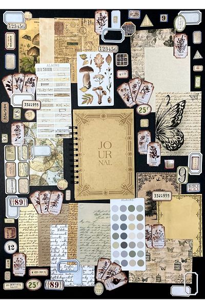 ALAONS Bullet Journal Scrapbook Sticker Set