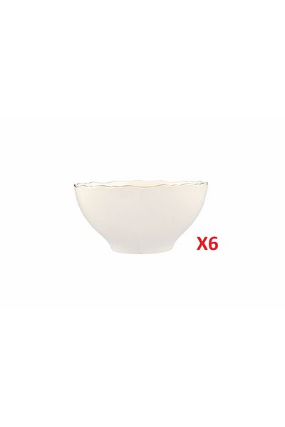Porland Gold Gilded Bowl 22cm Set of 6 04alm007411