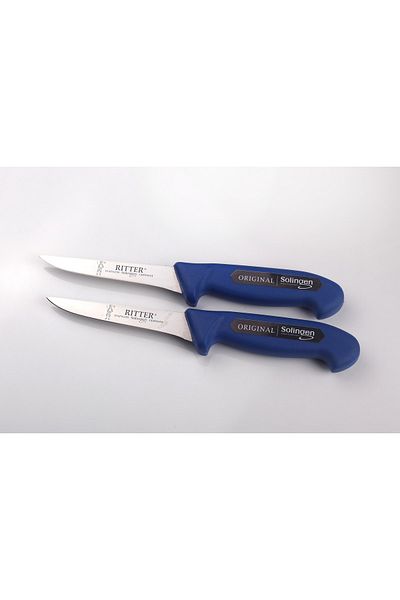 Solingen Fillet (Metzwer) Blade Yellow+blue+black 3 Pieces, 13 Cm