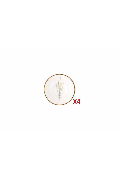 Porland Botanical Tea Plate 11cm Set of 4 04alm008015