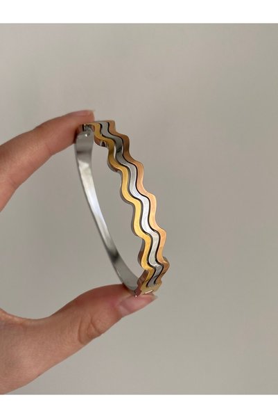Owentis Steel 3 Colors Zigzag Glory Clamp - Does not blacken-