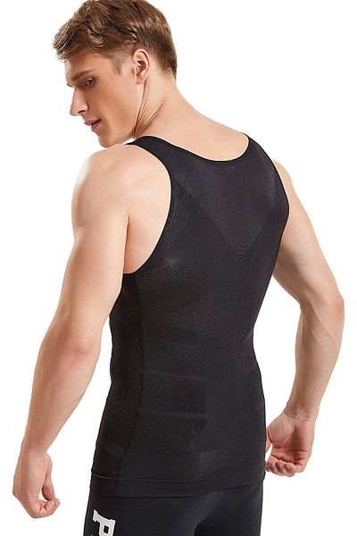 TangModa Black Men's Corset Athlete - Size 2 Slimming, Upright Posture Assistant, Lifting