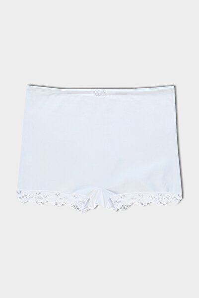 HNX 2-Piece Cotton Lace Women's Tights Shorts