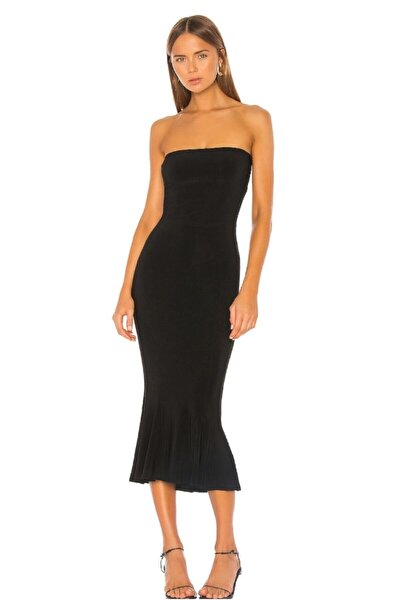 WAY OF LOVE Women's Strapless Cut Midi Dress
