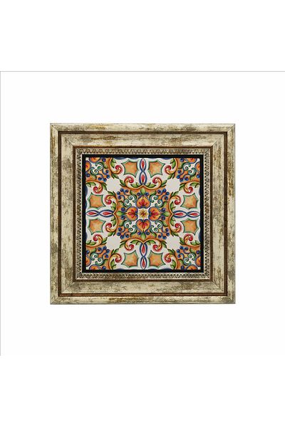 Sadrazam Tablou din piatră naturală imprimată cu model italian 25cmx25cm Kd-086