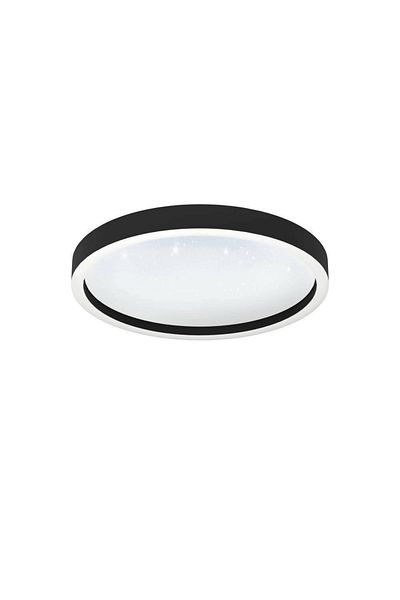 Eglo 900411   Indoor " Montemorelos-Z " Black Color Aluminum Led Ceiling Lamp Ip20 Max: 17.8W Diameter: