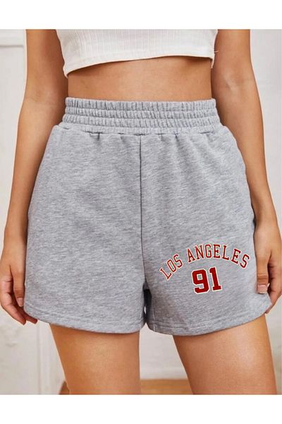 My Blog Los Angeles 91 Printed Combed Cotton Shorts