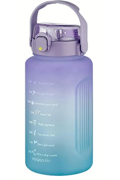 Vagonlife 1500 Ml (1,5 Lt) Pipetli/pipetsiz Kullanım Taşınabilir Matara Suluk...