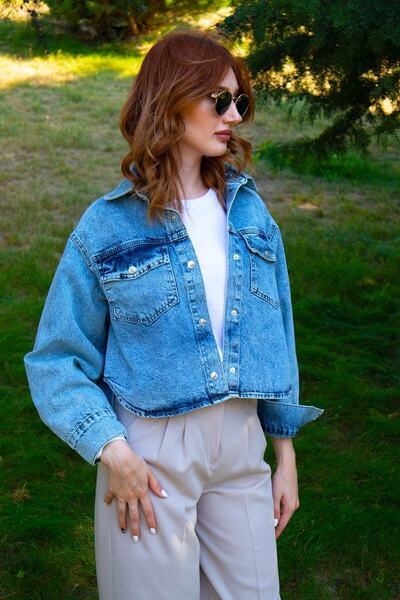 LEVURE Kar Yıkama Gömlek Ceket