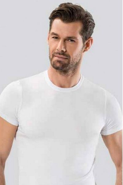 Anıt 2 τεμάχια Modal Ανδρικό μισό μανίκι Crew λαιμόκοψη 47% Modal 47% βαμβάκι 6% ελαστάνη