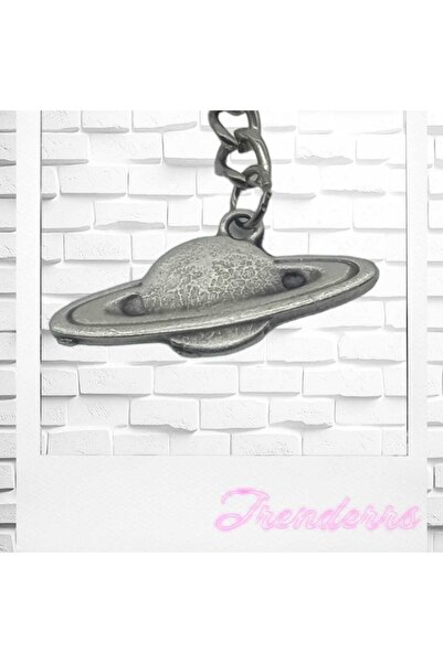 Trenderrs Unisex Saturn Model Metal Keychain and Bag Ornament