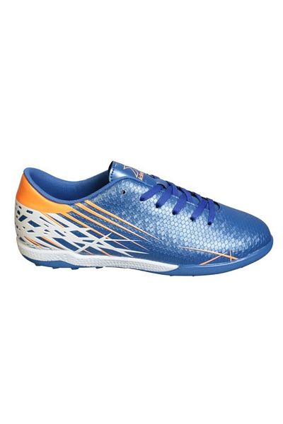 Kinetix Men's Black Blue Orange Astroturf Football Sneakers