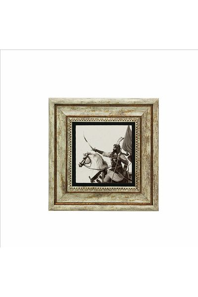 BAKSEPETE Hz. Hüseyin Draft Printed Natural Stone Painting 20Cmx20Cm Krg-085