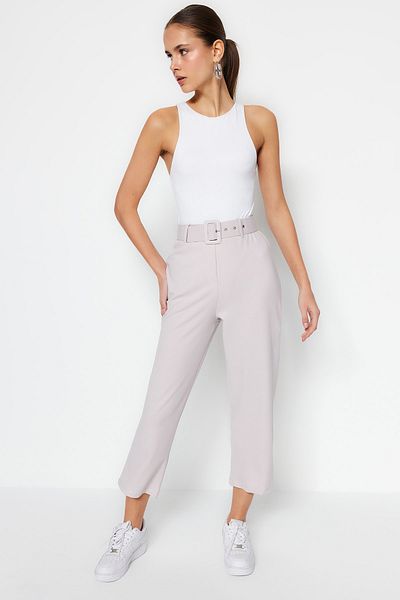 Trendyol Collection Hose - Grau - Karottenhose