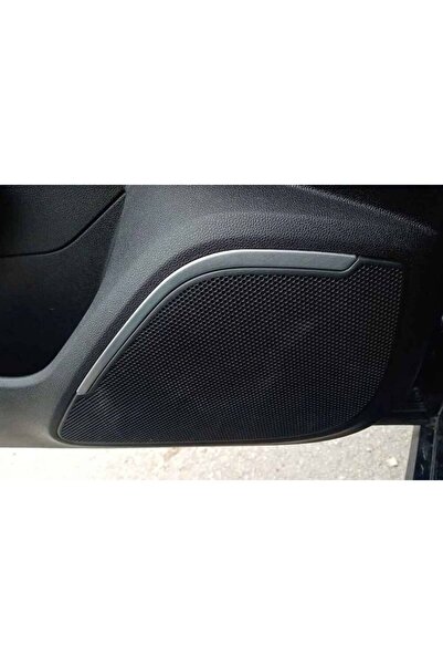 Omsa Renault Megane 4 Hb Krom Hoparlör Çıtası Taşlı 2 Parça 2016-2020 Arası