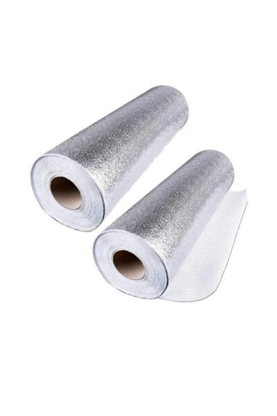 abnturk METALİZE ( 45CM*1.7MT ) ORTA ÇOK AMAÇLI ÖRTÜ MUTFAK RAF ÖRTÜSÜ