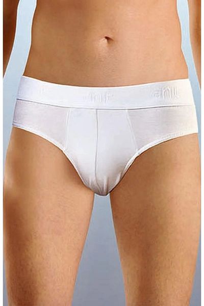 Anıt Ανδρικό εσώρουχο Modal Slip 5 τεμάχια 47% Βαμβάκι 47% Modal 6% Lycra Λευκό