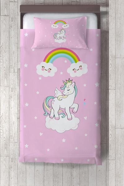 Talia Home Unicorn Patterned Children's Room Bedspread Tlay-170