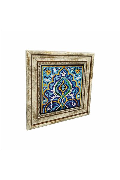 Sadrazam Imprimare Moscheea din Vinerea Chineză-Irană Pictură din piatră naturală 25cmx25cm Kd-012