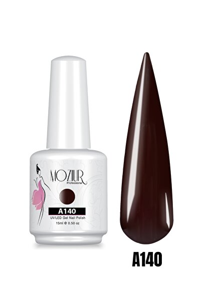 MOZIUR Kalıcı Oje Uv Led A140 Kahve Serisi 15ml