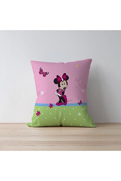 Talia Home Husă de pernă pentru cameră pentru copii cu model Micky Mouse roz, pachet de 3 Tlakr-113