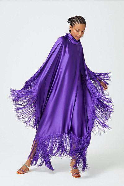 Nuum Design Fringed Dress Purple