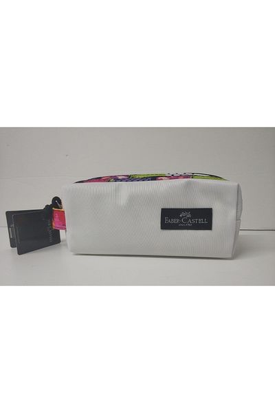 Faber Castell Faber Pencil Bag Round 1 Double Eyed White