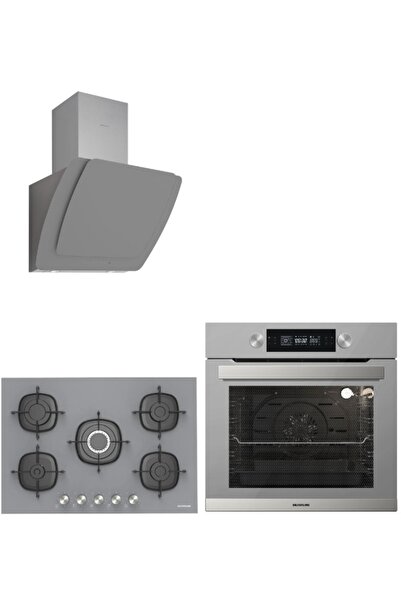 Silverline 3'lü Ankastre Set (bo6505s01-3373 Misto-cs5622s01)