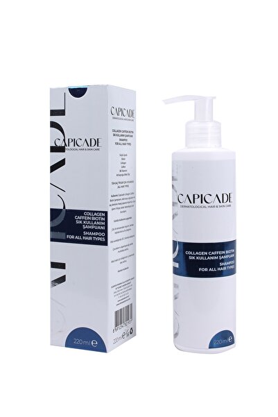 Capicade Collagen Caffein Biotin Şampuan 220 ml yeni Ambalaj