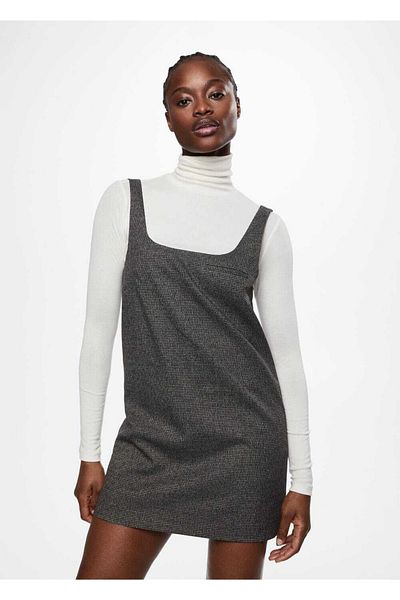 MANGO Woman Design în carouri Gilet