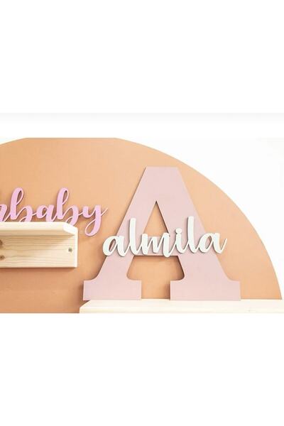 ENCİVA Isme Özel Bebek Odası Duvar Süsü Yeni Doğan