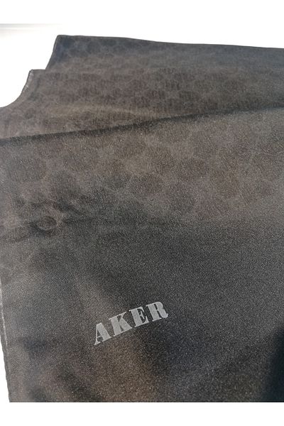Aker Şal cu monogramă Elegance 1090100 -911 Negru