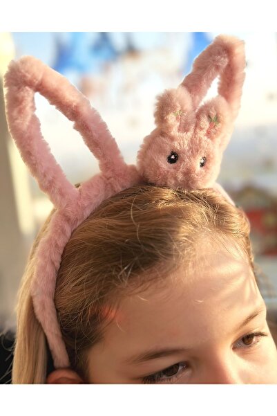 QUEEN AKSESUAR Trend Moda Jucărie 3D drăguță de pluș cu păr, coroană cu urech...