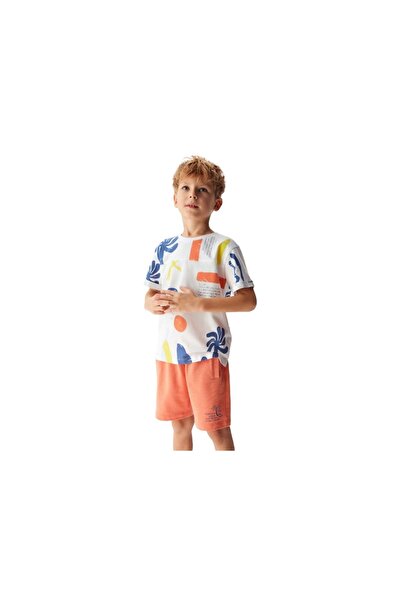 NK Αγόρι καλοκαιρινό σορτς από βαμβακερό ελαστικό μέσης