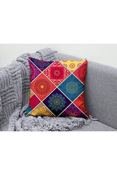 Erays Home حافظة بنمط ماندالا مزدوجة الجوانب - طباعة رقمية ثلاثية الأبعاد