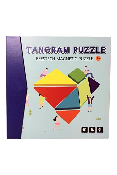 bakgelal Büyük Boy Çok Parçalı Manyetik Ahşap Puzzle