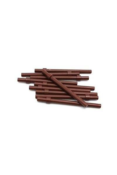 LEGO Original Minifigure Moc - 6L Brown Stick, 4 Pieces Custom Accessories Bar to Send