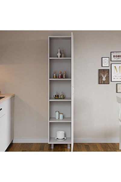 Eco Room Çok Amaçlı Boy Dolap - Beyaz