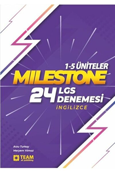 Team Elt Publishing Team 1. Dönem Milestone 1-5 Üniteler 24 Lgs Ingilizce Den...