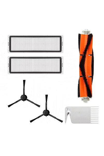 Robovac Xiaomi Vacuum Mop 1c - Aspirator robot, set de 6 accesorii compatibil...