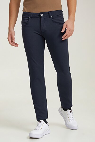 Tween Super Slim Fit Lacivert Chino Pantolon