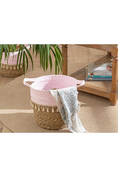English Home Καλάθι Ashley 30x30 εκ. Ροζ