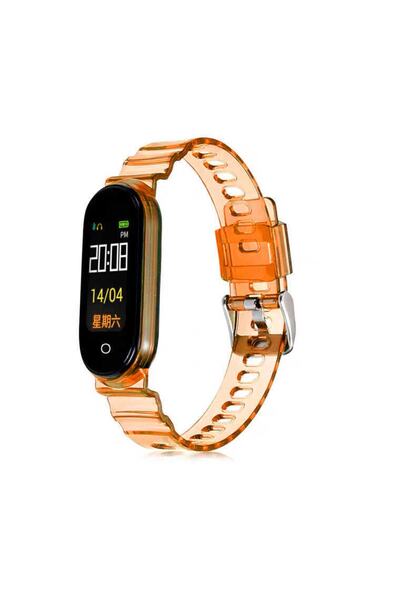 Kılıfist Xiaomi Mi Band 5 Band 6 Adjustable Sports Transparent Silicone Cord Krd-27