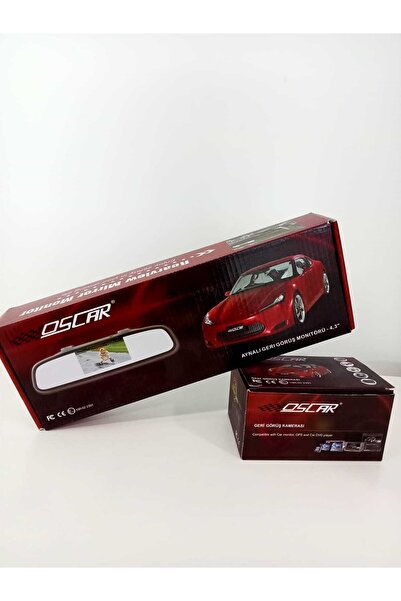 Oscar Kameralı Park Sensörü-ayna Monitör Kamera Set