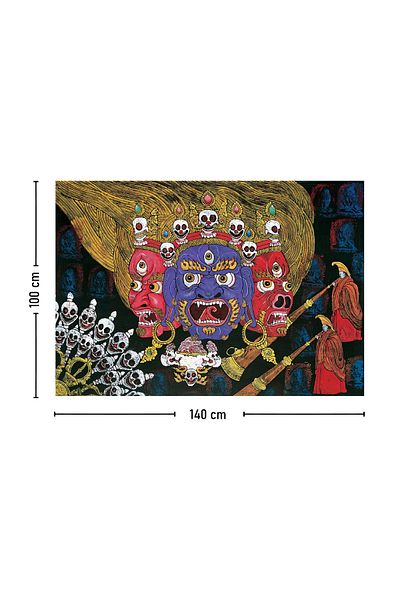 Vagonik Θιβετιανό έθνικ μοτίβο Βουδιστικό Thangka και Mandala Bohemian Wall Covering Μοκέτα 140x100 cm-70x100 cm