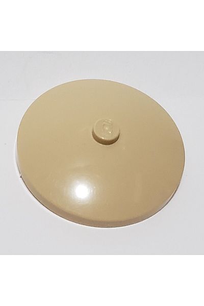 LEGO Accessory Moc Custom Dish 4 X 4 Radar Round Tan Dish 1 Piece Will Be Sent