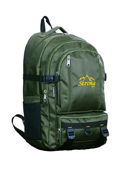 Fiyaka St-03 Mountaineer Αδιάβροχη τσάντα κάμπινγκ πολλαπλών τμημάτων Travel Mountaineer Τσάντα πλάτης Χακί
