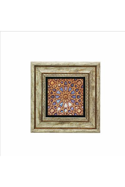 Sadrazam Tablou din piatră naturală imprimat Palatul El Hamra (20cmx20cm) (kd-108)