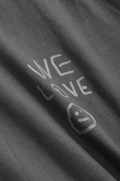 MODAGEN Unisex Smoked Whatever Oversize T-shirt Shoulder Tee